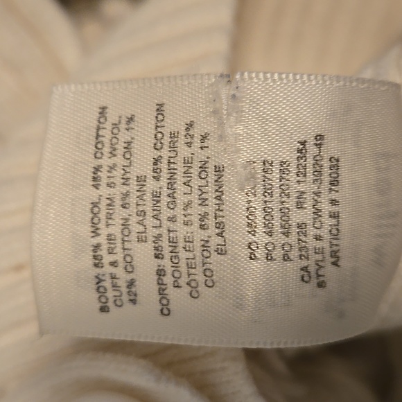 Wilfred Cream Ribbed Cardigan - Picture 5 of 5